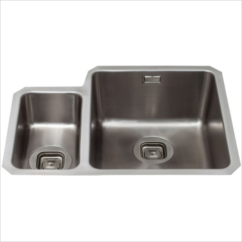 CDA - Undermount 1.5 Bowl Sink Left Bowl
