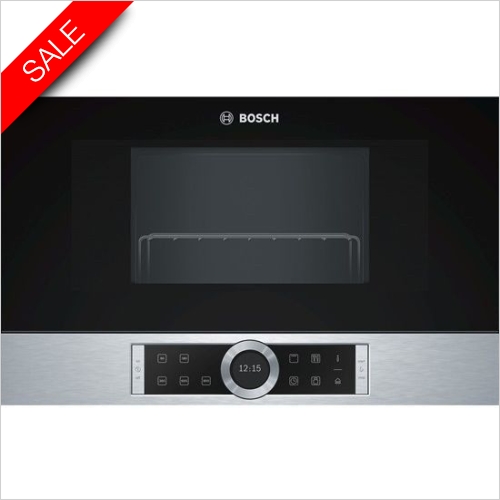 Bosch - Serie 8 Microwave Oven 900W, 21L, LH Hinge
