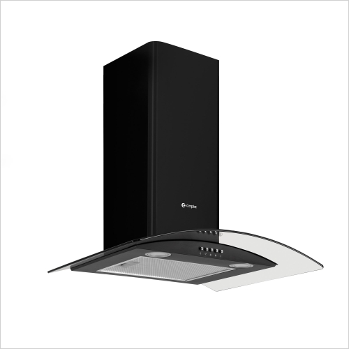 Caple - Curved Hood With Push Button Controls
