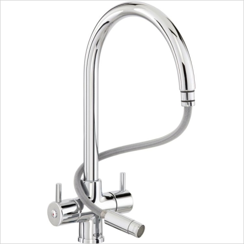 CDA - Monobloc Tap With Pull Out Spray